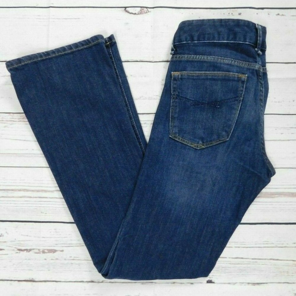 1969 Medium Dark Wash Perfect Boot Jeans - Size 27 4